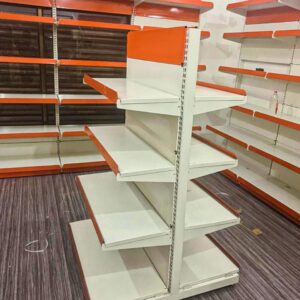 Double-Sided Supermarket Garments Rack